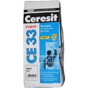 Фуга "Ceresit" CE-33 - Натура 2кг