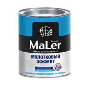 Эмаль "Maler-Радуга" декор. с мол. эффектом ВИШНЕВ. 0.8л