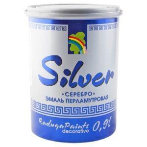 Эмаль "Радуга" Silver 0,1л