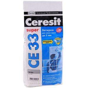 Фуга "Ceresit" CE-33 - Антрацит 2кг