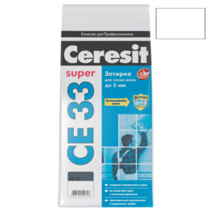 Фуга "Ceresit" CE-33 - Белый 5кг