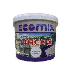 ECOMIX “Фасад”  Акриловая водоэмульсия 10 кг