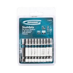 Набор Бит, TORX, 30X50 Сталь S2, GROSS, кол-10, 54-58